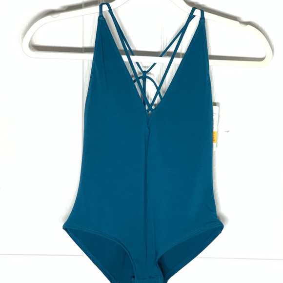 Sam Edelman Cotton Strappy Bodysuit Sz S - Picture 5 of 8